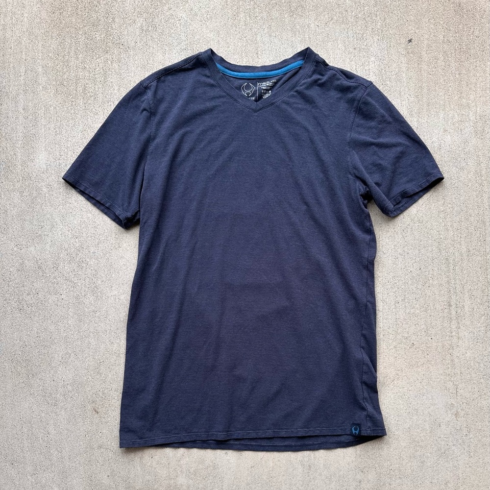 Hylete Athletic T Shirt Men Size Medium Grayish Blue Activewear
